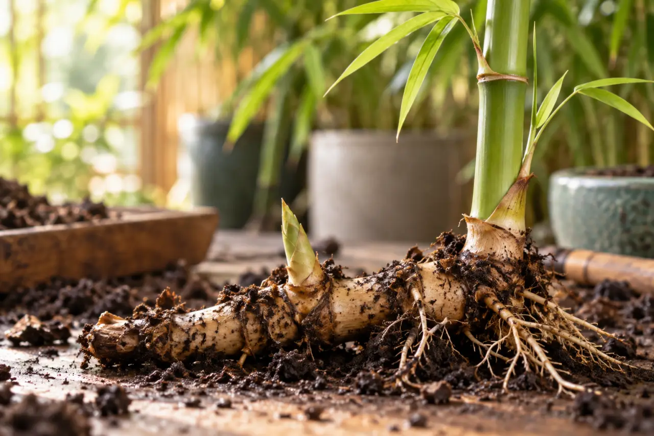 Bouturer du bambou : pourquoi c'est presque toujours une division de rhizome