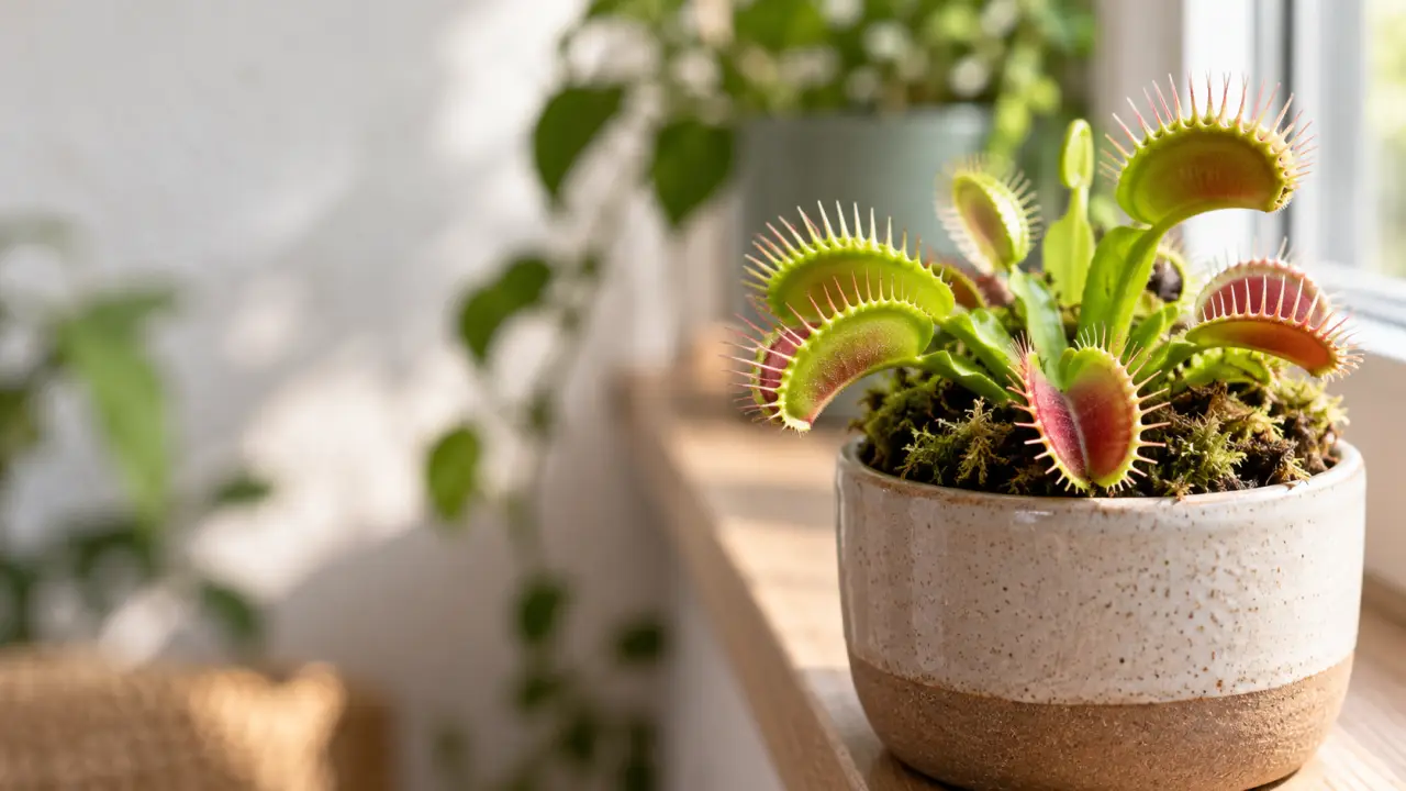 Plante carnivore d’intérieur : choisissez l’espèce adaptée à votre lumière et à votre rythme de vie